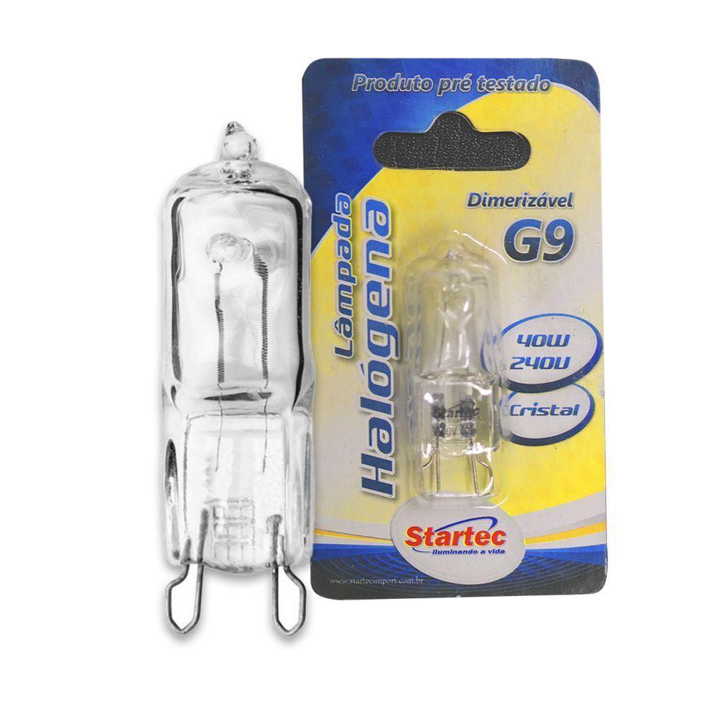 Lâmpada G9 Halógena 60w Bipino 2700k Luz Quente 220v - 1