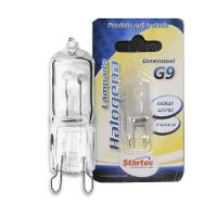Lâmpada G9 Halógena 60w Bipino Transparente 2700k Luz Quente 110v - 1