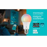 Lâmpada De Led Smart Tramontina Base E27 10 W Bivolt Com 16 Milhões De Cores Rgbw Wi-Fi + Bluetooth - 5
