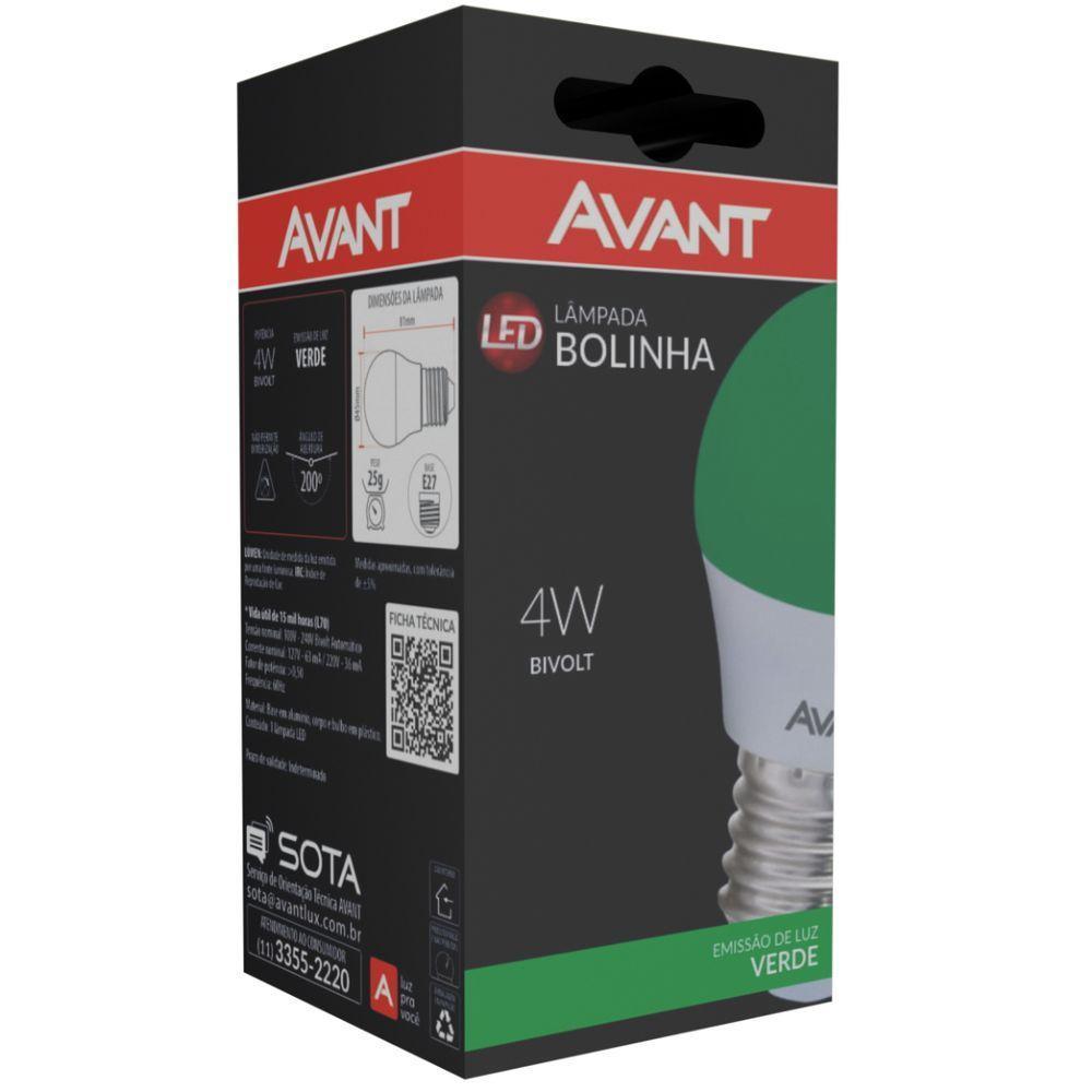Lâmpada Led Bolinha 4w Verde Verde - 2