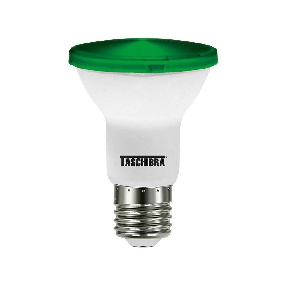 Lâmpada Led Taschibra Par 20 E27 Ip65 Verde Bivolt - 1