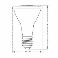 Lâmpada Led Par 30 11w E27 Ip65 Elgin Bivolt 6500k Luz Fria