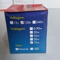 Lâmpada Halógena Dicróica Gu10 75W 130V - 6