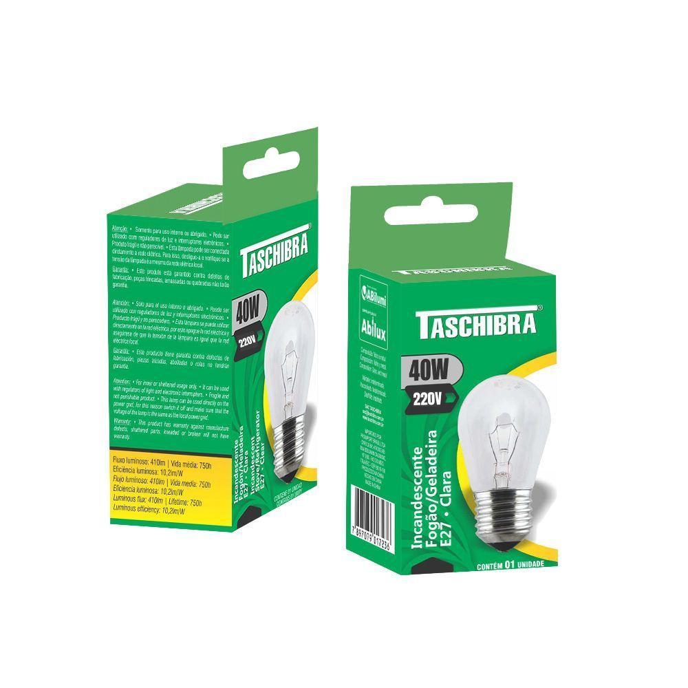Lâmpada Inc Taschibra Fogão/forno/geladeira 40w E27 220v - 1