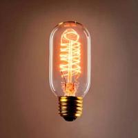 Lâmpada Filamento Carbono Taschibra T45 Retro E27 âmbar 220v - 2