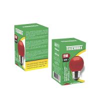 Lâmpada Incandescente Taschibra Bolinha 15w 110v Vermelha - 1