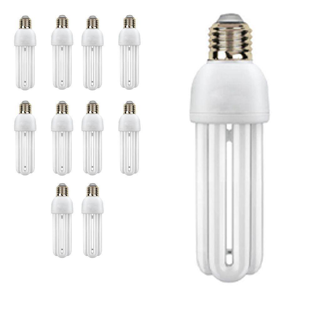 Lampada Fluorescente 220v Kit 10 Uni 15w Energia Branco Frio - 1