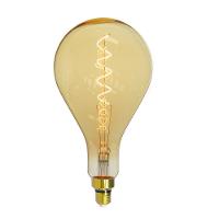 Lâmpada Led Taschibra Filamento Giant Gota E27 Bivolt 2200k Amarelo âmbar - 1