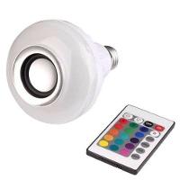 Lâmpada Led Rgb Musical Bluetooth 3w Controle Remoto - 1