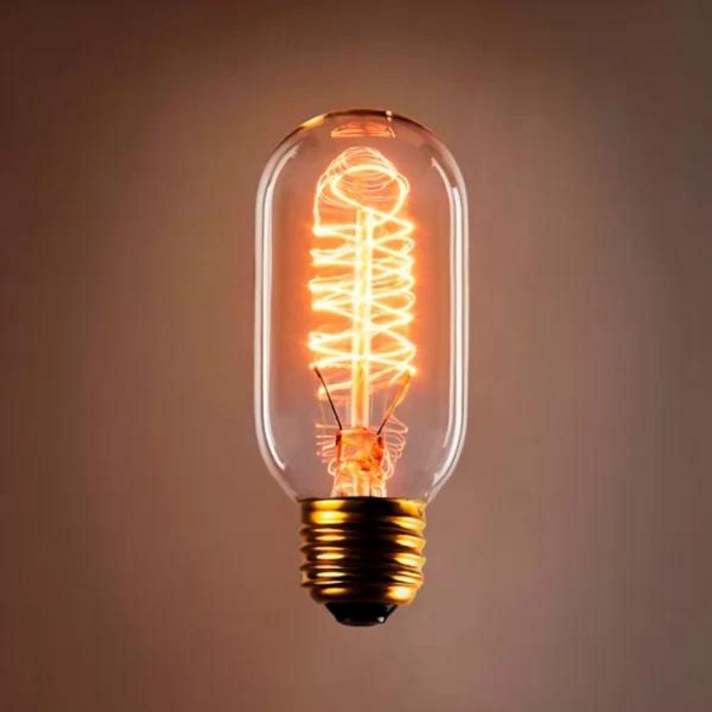 Lâmpada Filamento Carbono Taschibra T45 Retro E27 âmbar 110v - 2