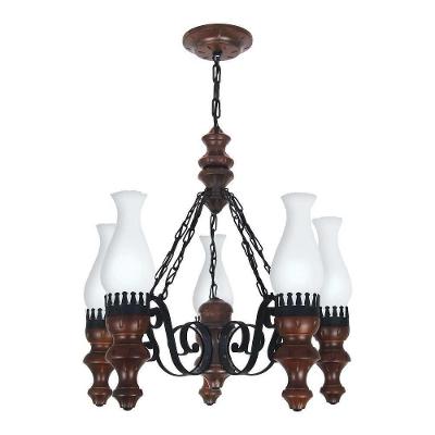 Lustre Rústico Envelhecido 5 Lâmpadas 805E
