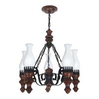 Lustre Rústico Envelhecido 5 Lâmpadas 805E - 1