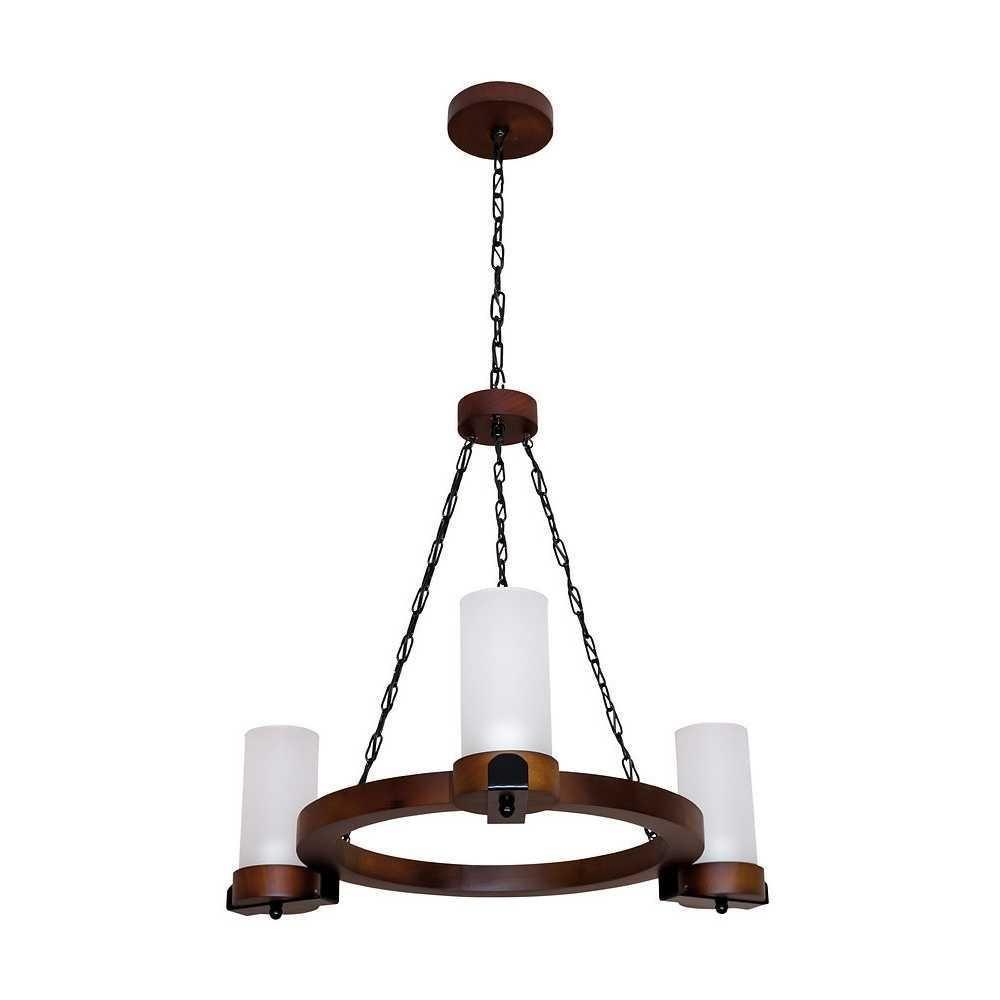 Lustre Country Envelhecido 3 Lâmpadas 1103E - 1