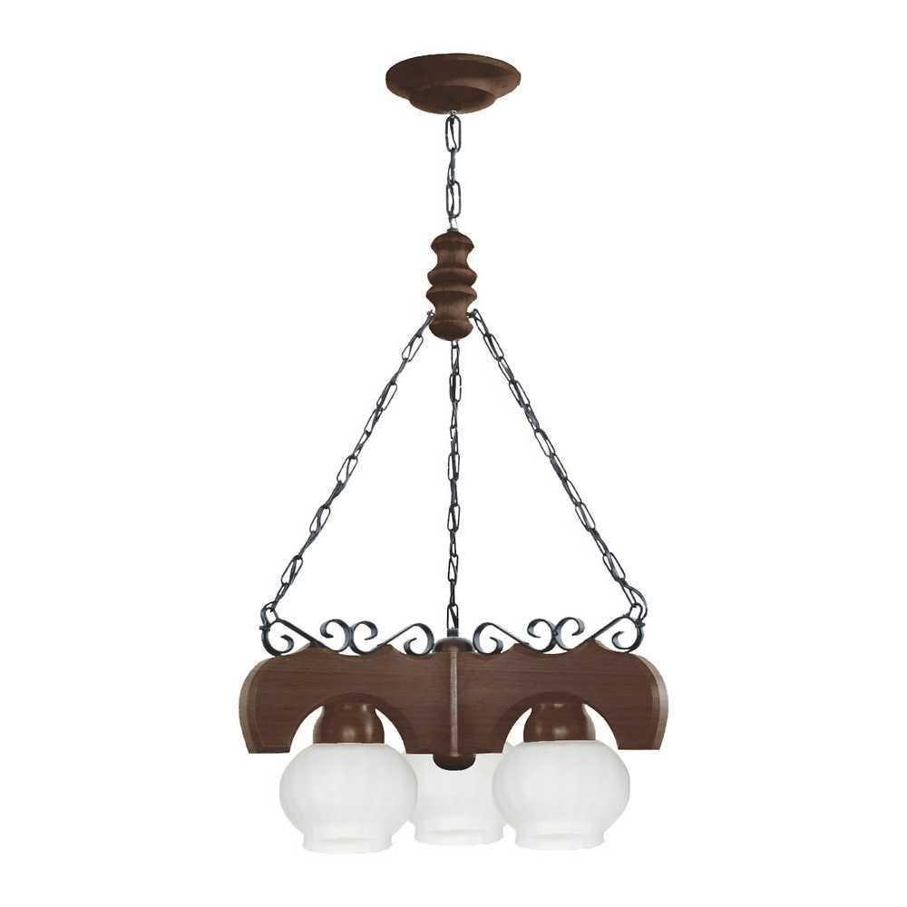 Lustre Canga Envelhecido 3 Lâmpadas 403E - 1