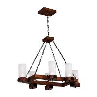 Lustre Country Envelhecido 6 Lâmpadas 1206E - 1