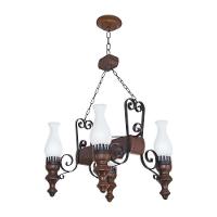 Lustre Rústico Envelhecido 4 Lâmpadas 724E - 1