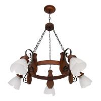 Lustre Country Envelhecido 5 Lâmpadas 945E - 1