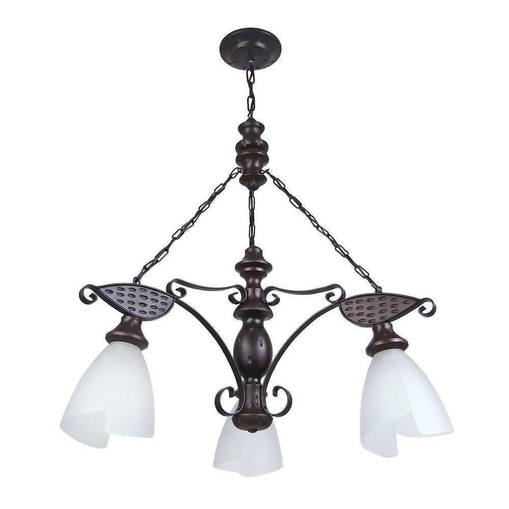 Lustre Rústico Envelhecido 3 Lâmpadas 503E - 1