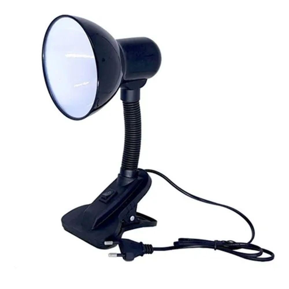 Luminária Abajur Mesa Com Garra - 2