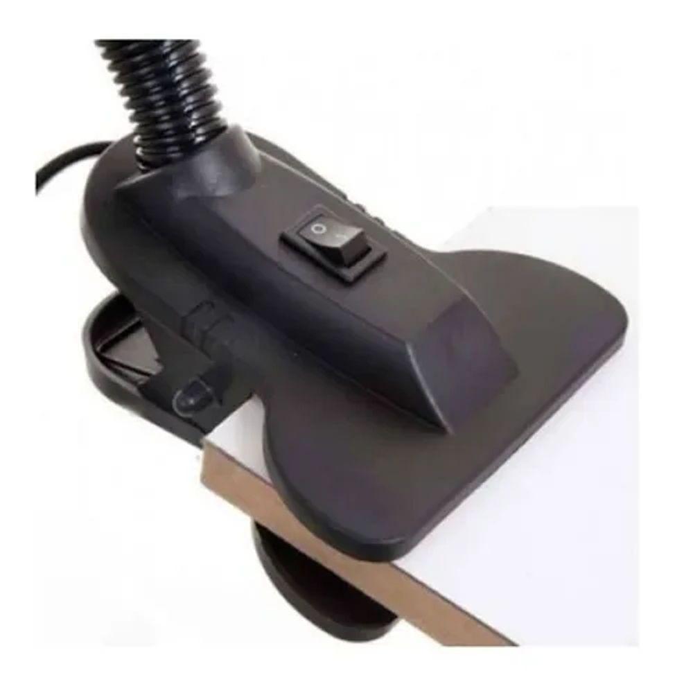 Luminária Abajur Mesa Com Garra - 5