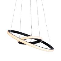 Lustre Pendente Taschibra Design Montreal 25w Led 40cm Luz Quente 3000k Bivolt Preto - 1