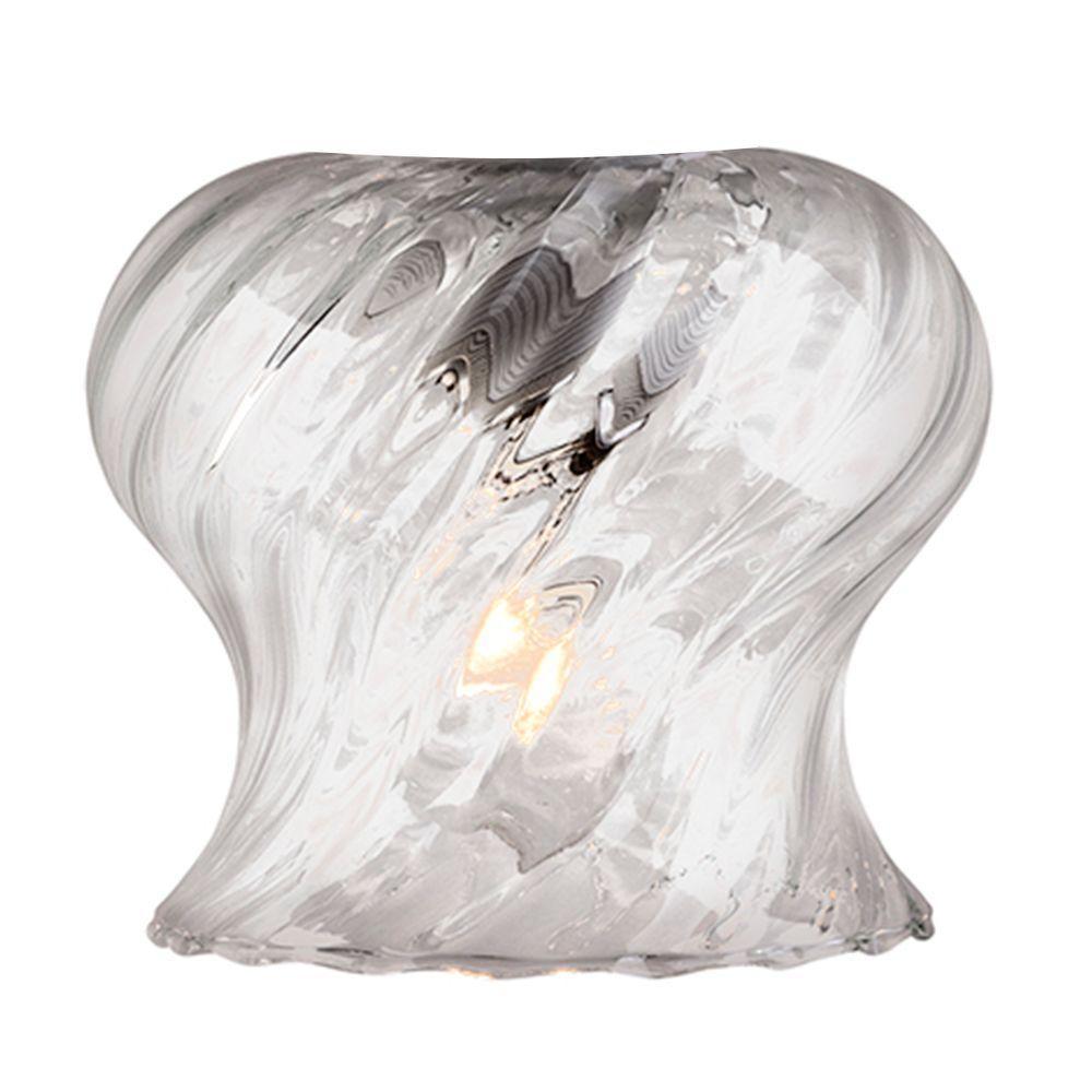 Vidro De Reposição Taschibra Pendente Lustre Aisha Rigato Transparente - 3