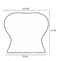 Vidro De Reposição Taschibra Pendente Lustre Aisha Rigato Transparente - 5