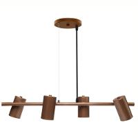 Lustre Pendente Taschibra Foccus Cobre Para 4 Lâmpadas Bivolt - 1