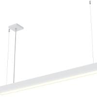 Lustre Pendente Taschibra Vetor Linear Led 20w Bivolt Branca 4000k Luz Neutra
