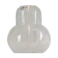 Vidro De Reposição Taschibra Pendente Lustre Verona Transparente Leitoso - 1