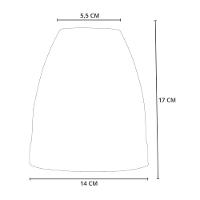 Vidro De Reposição Taschibra Pendente Lustre Vicenza Transparente Leitoso - 7