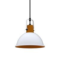 Lustre Pendente Taschibra Factory Cúpula P E27 Bivolt Branco Fosco - 2