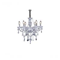 Lustre Glam Maria Tereza Transparente 6 Braços E14 Taschibra - 1