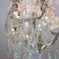 Lustre Glam Maria Tereza Transparente 6 Braços E14 Taschibra - 2