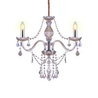 Lustre Glam Maria Tereza Champanhe 3 Braços E14 Taschibra - 1