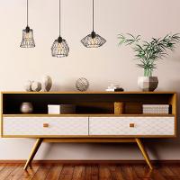 Lustre Pendente Taschibra Forms M 170 Preto E27 Bivolt - 5