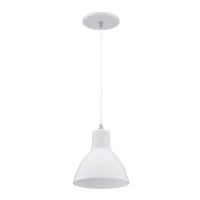 Lustre Pendente Taschibra Cúpula Td 622 E27 Bivolt Branco Fosco - 1