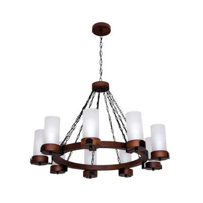 Lustre Country Envelhecido 9 Lâmpadas 1109e - Luminárias Müller