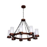 Lustre Country Envelhecido 9 Lâmpadas 1109e - Luminárias Müller - 1