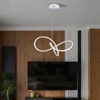 Lustre Pendente Taschibra Design Tóquio 30w Led 45cm Luz Quente 3000k Bivolt Branco - 2