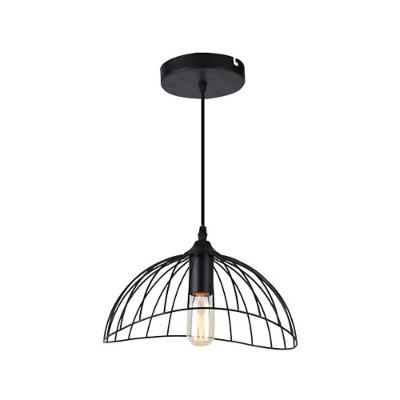 Lustre Pendente Taschibra Aramado Anágua Preto E27 Bivolt
