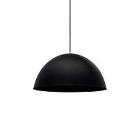 Lustre Pendente Taschibra Td 821f Médio E27 Bivolt Preto Fosco - 1
