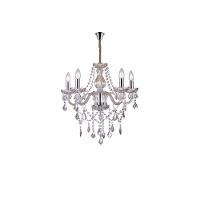 Lustre Glam Maria Tereza Champanhe 5 Braços E14 Taschibra - 1