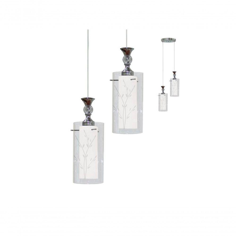 Lustre Pendente Td 292 Para 2 Lâmpadas E27 Bivolt Taschibra - 3