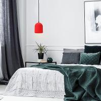 Lustre Pendente Taschibra Mug E27 Bivolt Vermelho Fosco - 3