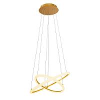 Lustre Pendente Space Orbital Double Led 39w 3000k Luz Amarela Bivolt 3000k Luz Quente - 1