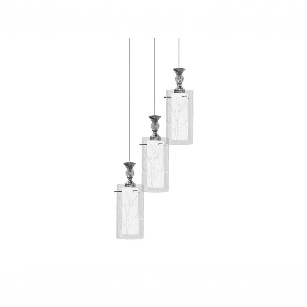 Lustre Pendente Td 292 Para 3 Lâmpadas E27 Bivolt Taschibra - 1