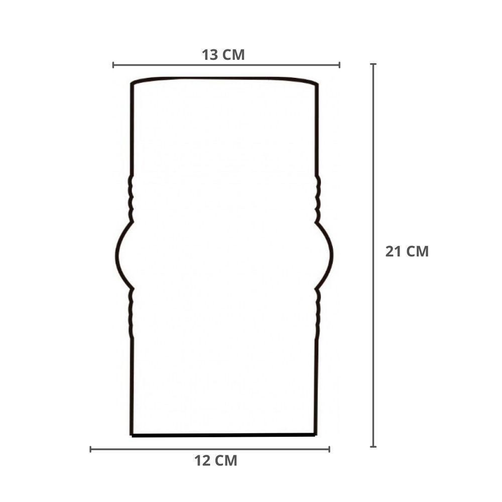 Vidro De Reposição Taschibra Pendente Lustre Ali Liso Transparente - 4