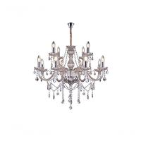 Lustre Glam Maria Tereza Champanhe 12 Braços E14 Taschibra - 1