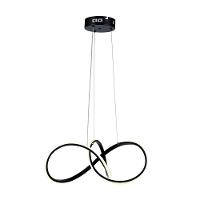 Lustre Pendente Taschibra Design Tóquio 30w Led 45cm Luz Quente 3000k Bivolt Preto - 1